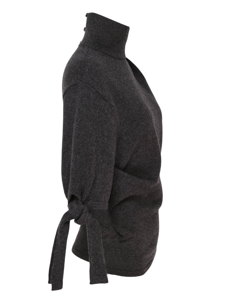 JACQUEMUS Fiocco Knit Turtleneck Top - view 3