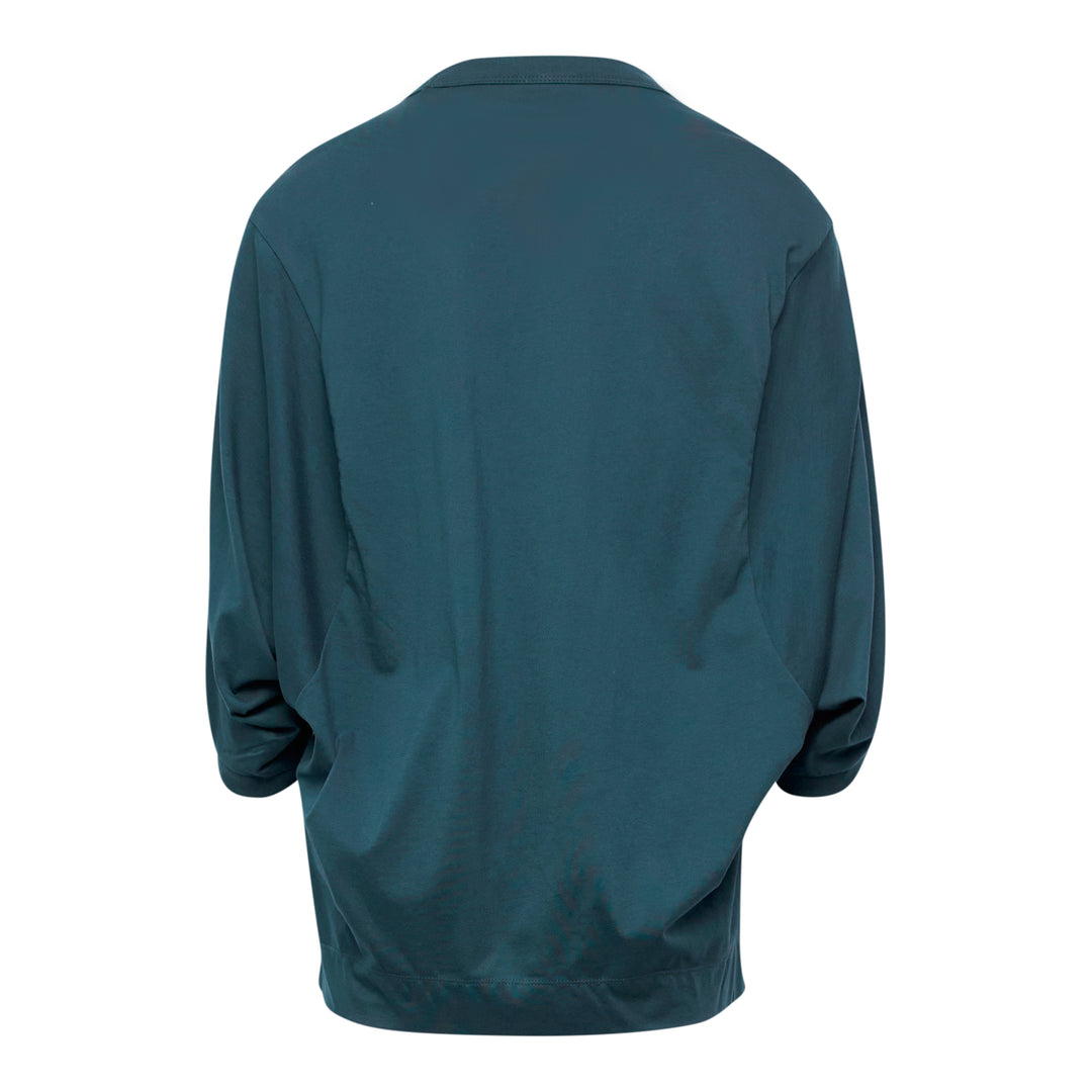 Loose Fit Cropped Sleeve Top