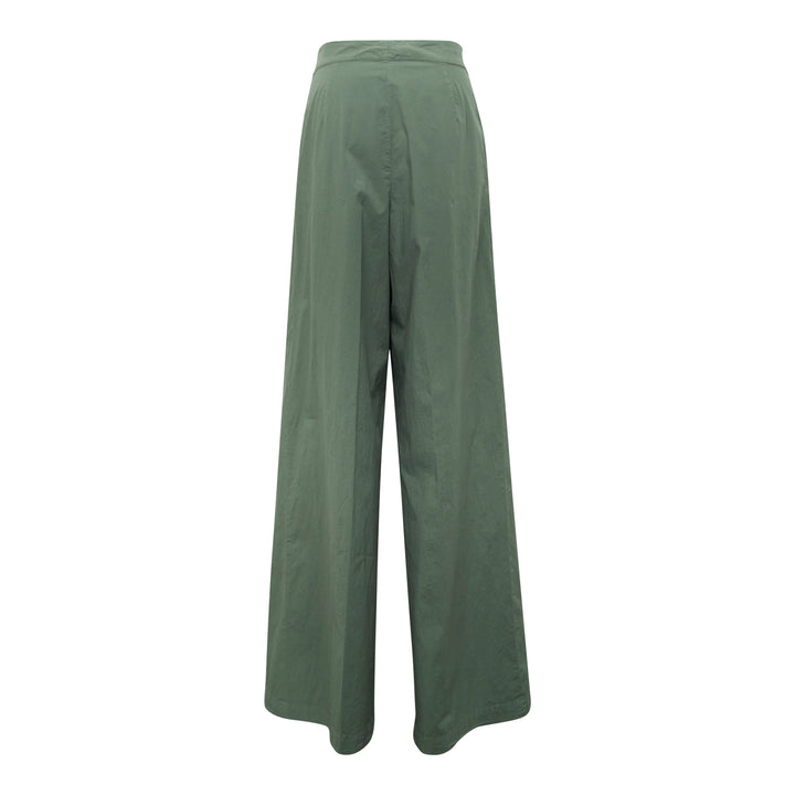 Pleated Wide-Leg Trousers