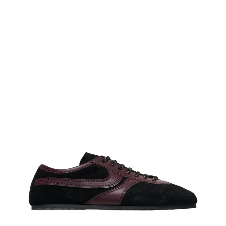 Slim Suede and Nappa Sneakers