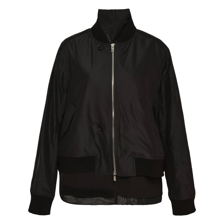 Layered Bomber Jacket
