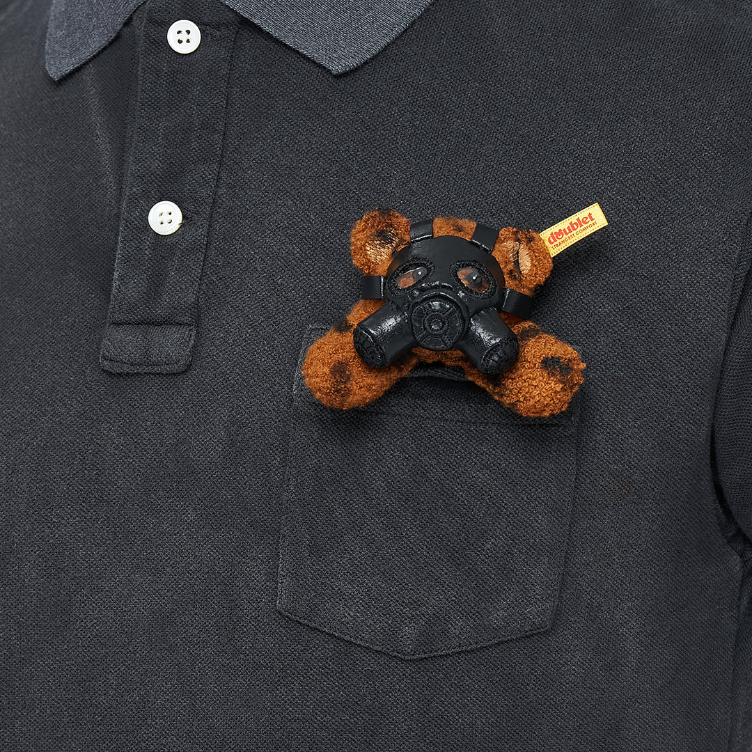 Gas Mask Bear Polo Shirt