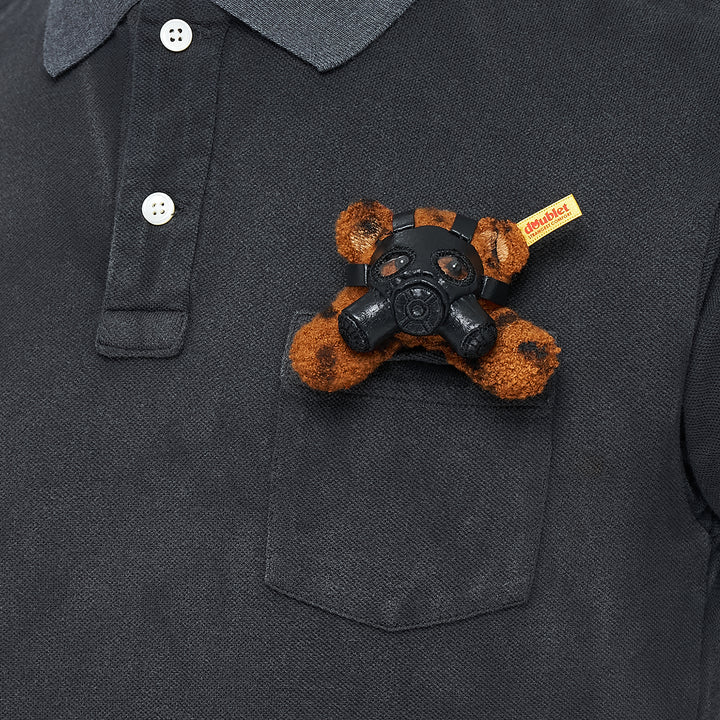 Gas Mask Bear Polo Shirt