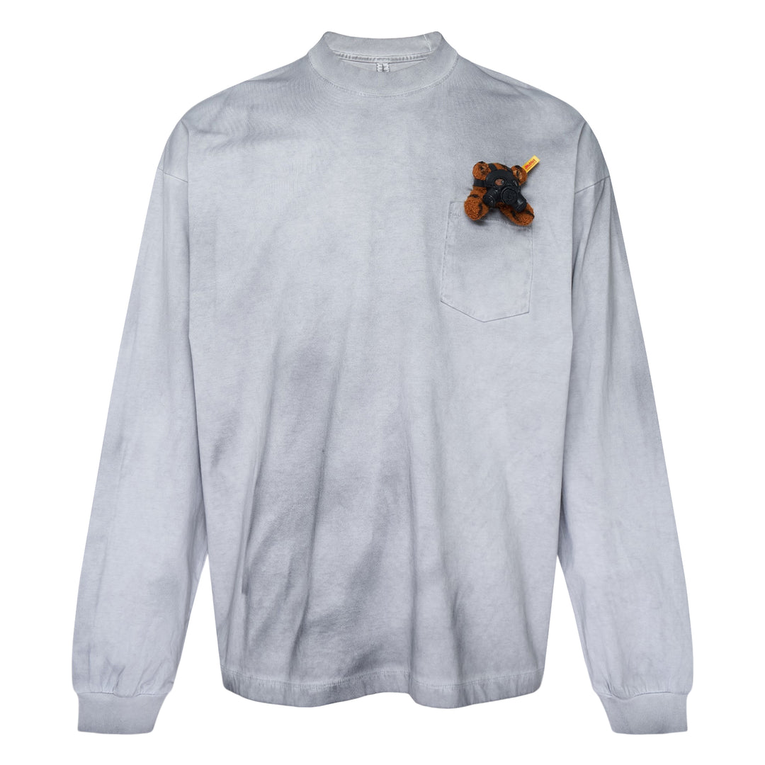 Gas Mask Bear Long Sleeve Tee
