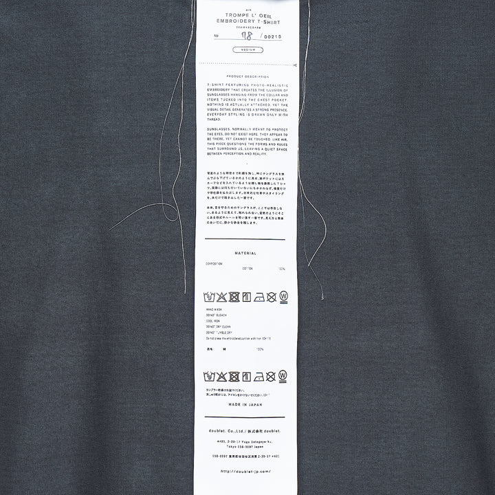 Trompe L'Oeil Embroidery Tee