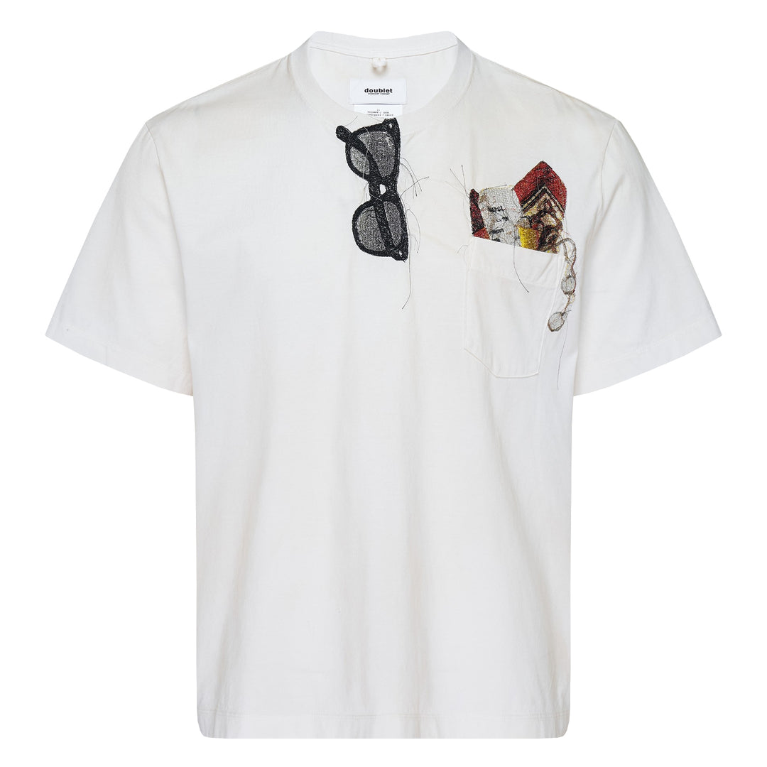 Trompe L'Oeil Embroidery Tee