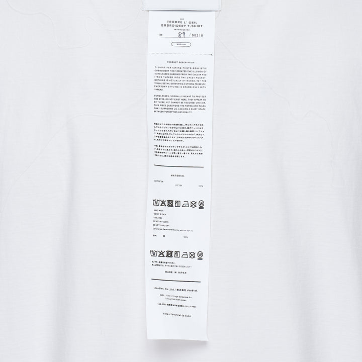 Trompe L'Oeil Embroidery Tee