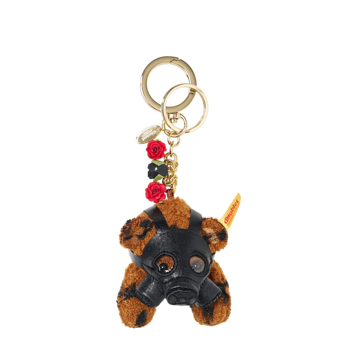 Gas Mask Bear Key Ring