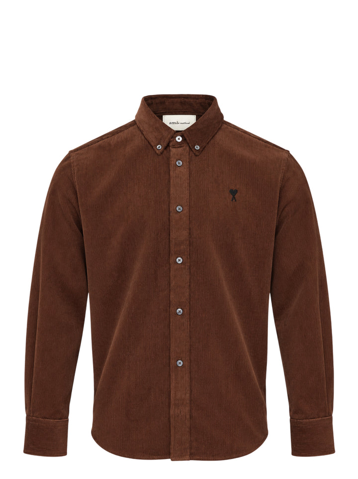 Contrasted Ami de Cœur Button Shirt