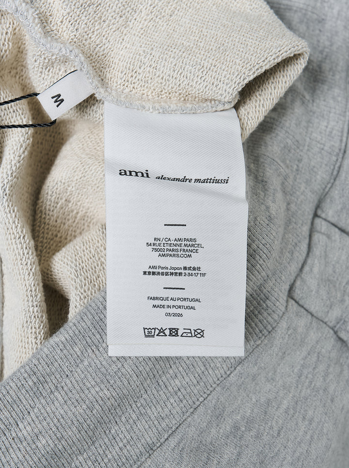 AMI Contrast Wide Leg Sweatpants - view 4