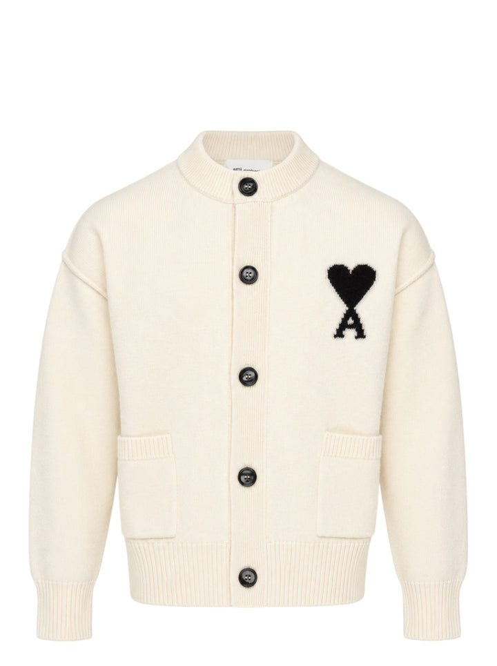 AMI Crewneck Cardigan