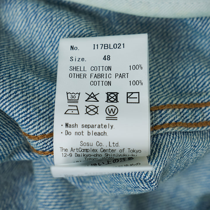 Hard Washed Selvedge Denim Jacket