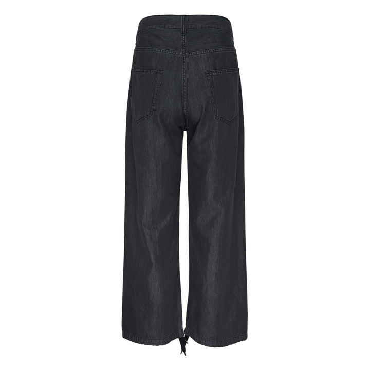 Cotton Tencel Denim Baggy Pants