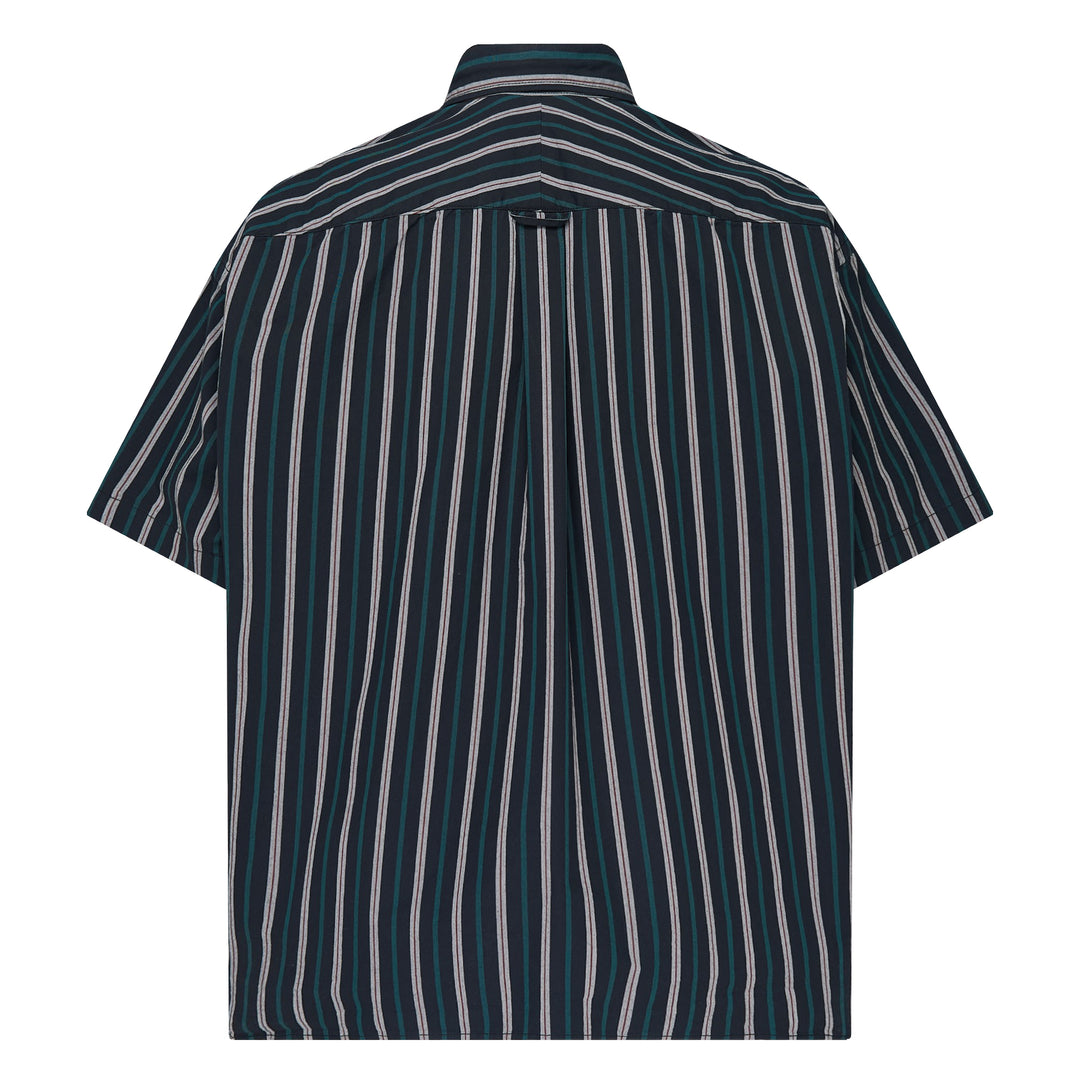 Cotton High Density Short Sleeve Stripe Shirt