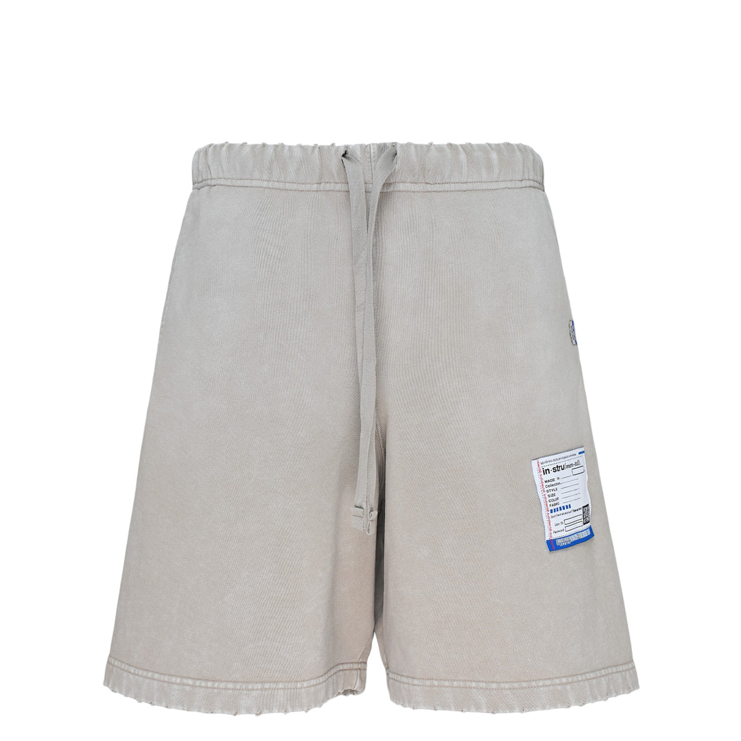 French Terry Distressed Shorts