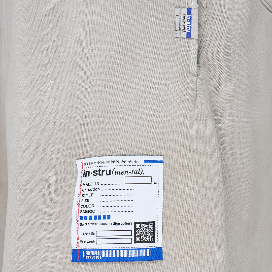 French Terry Distressed Shorts