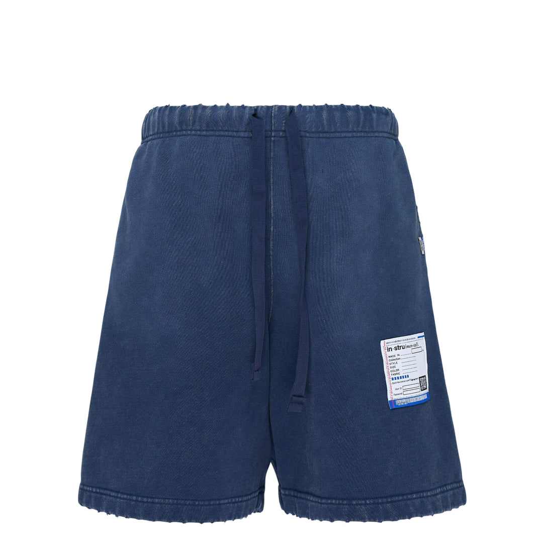 French Terry Distressed Shorts