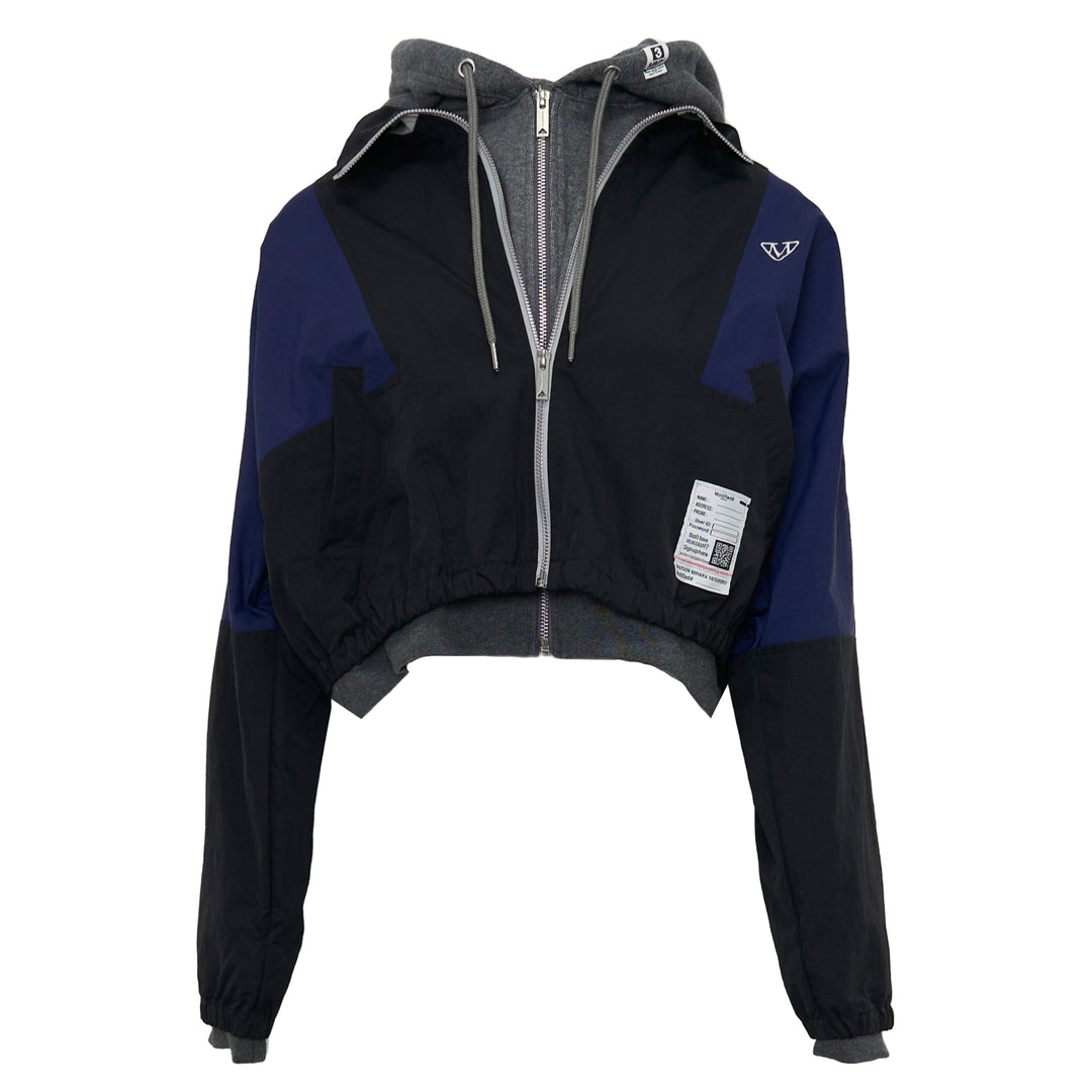 Layered Nylon Parka Blouson