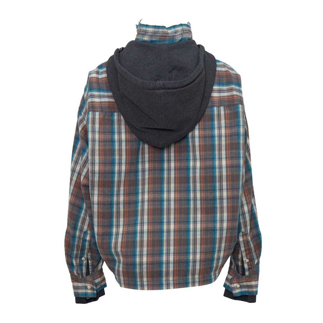 Hooded Check Shirt