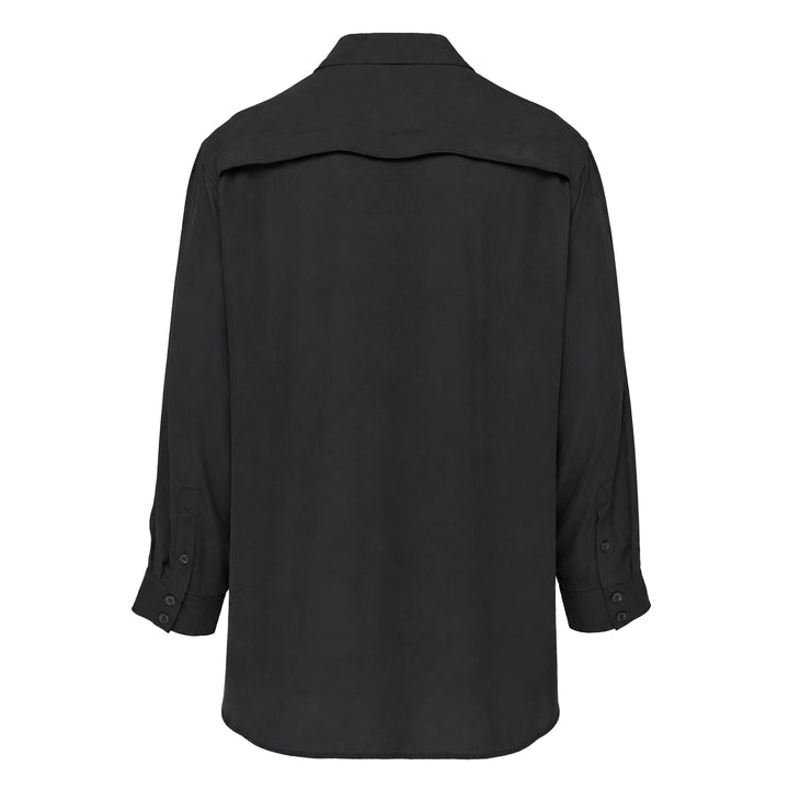 Chest Detail Long Sleeve Shirt