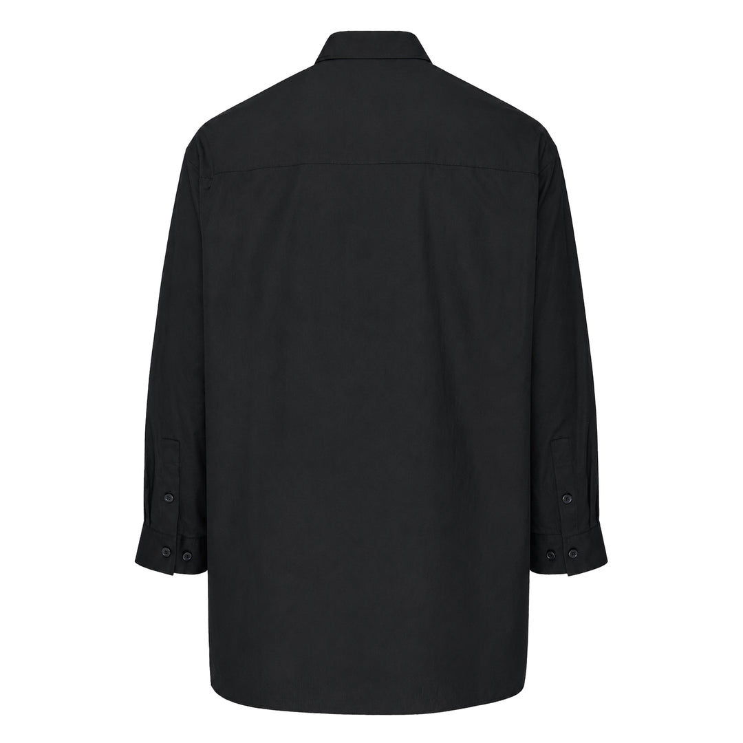 3 Flap Asymmetry Long Sleeve Shirt