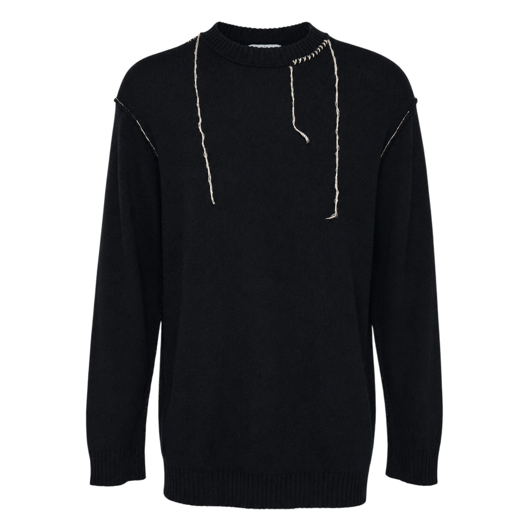 Embroidery Round Neck Sweater