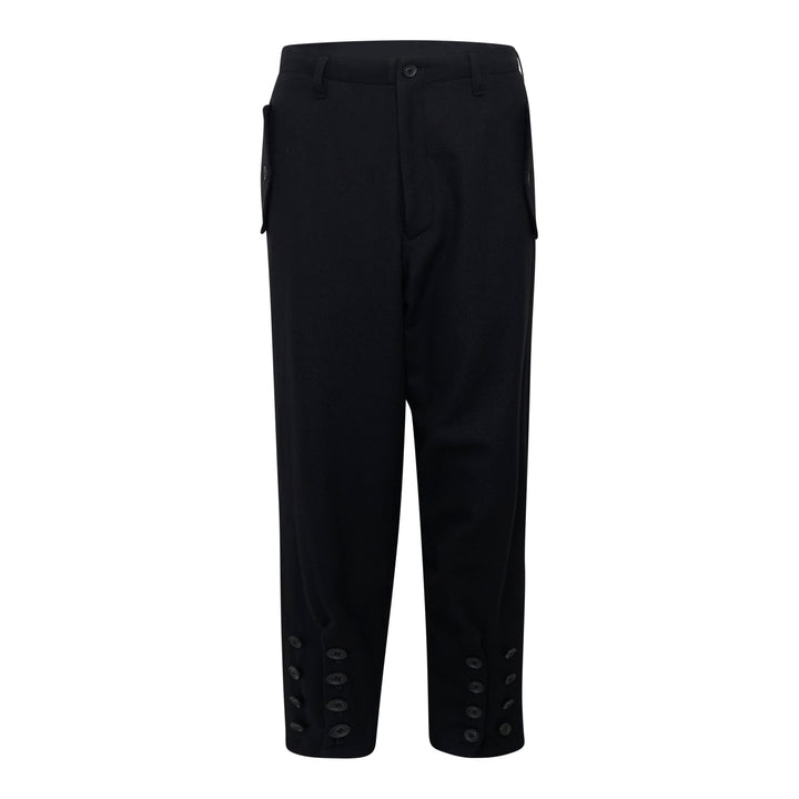 Hem Slit Button Pants