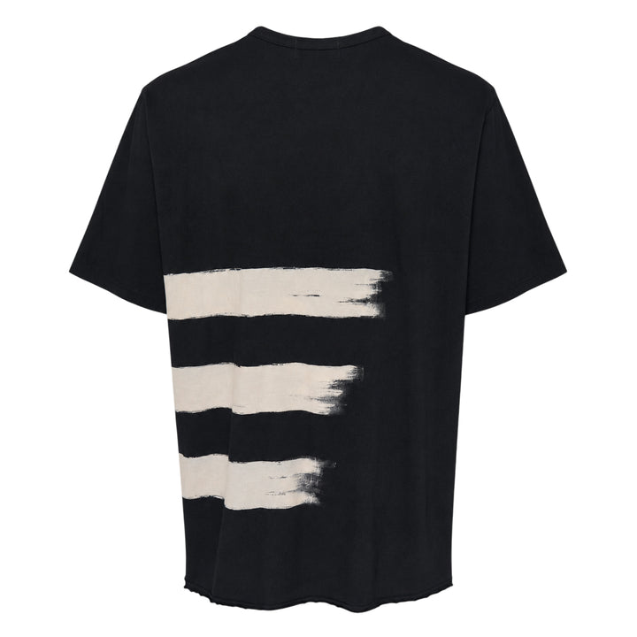 Brushstroke Print Short Sleeve Tee