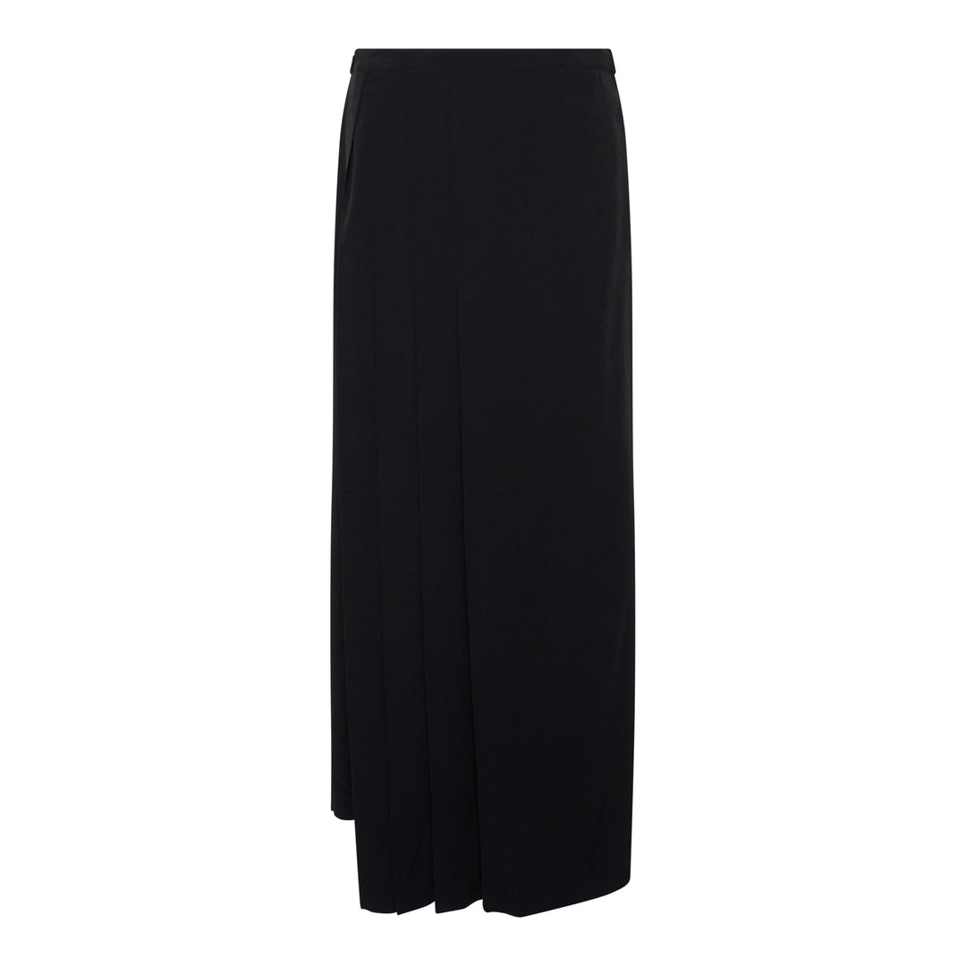 Pleats Wrap Skirt