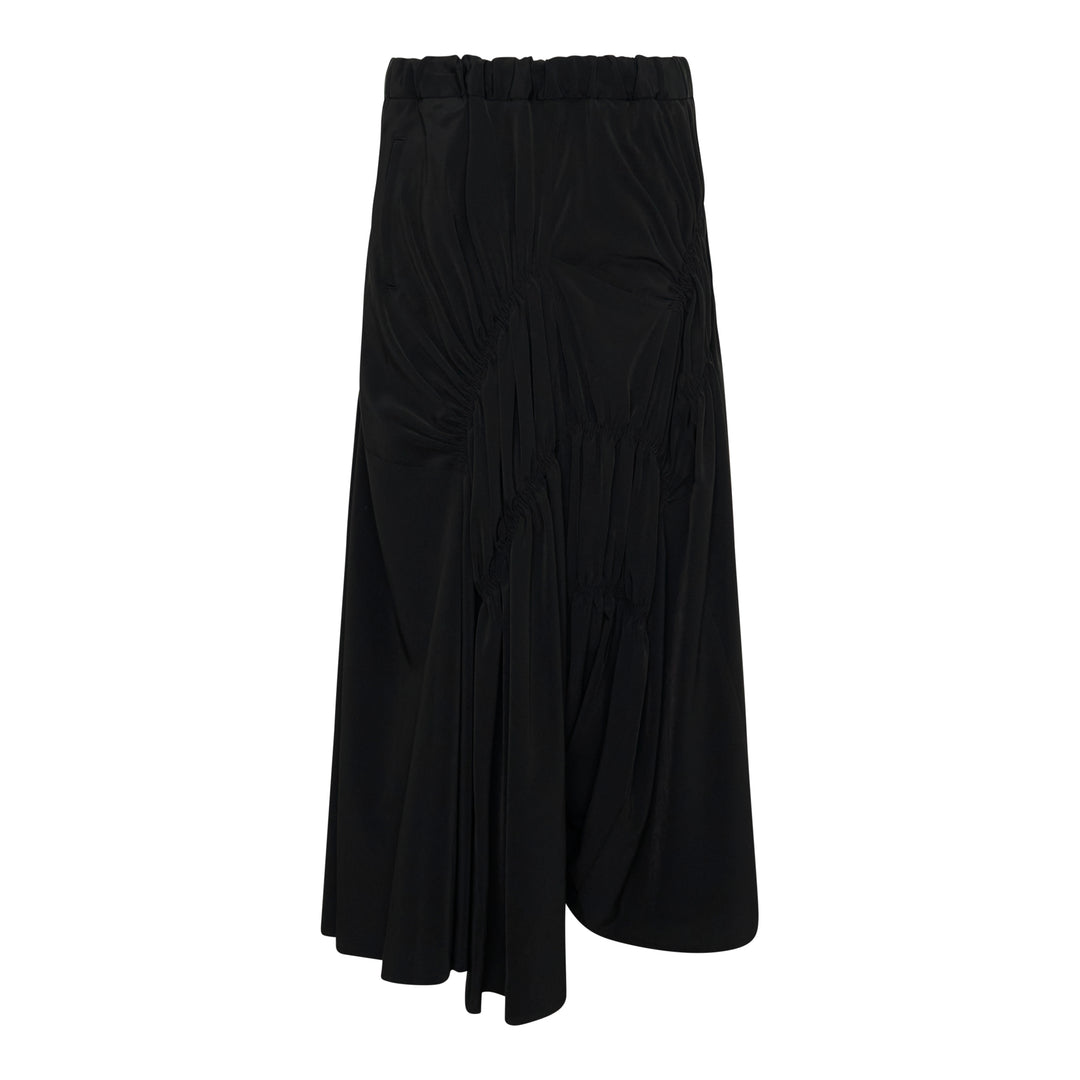 Gather Pleated Wide Pants