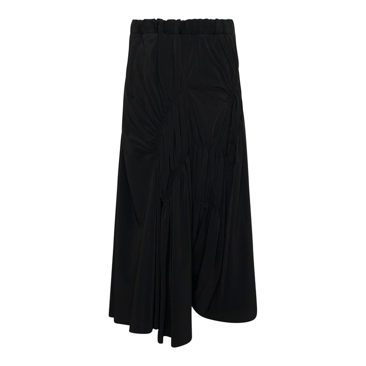 Gather Pleated Wide Pants