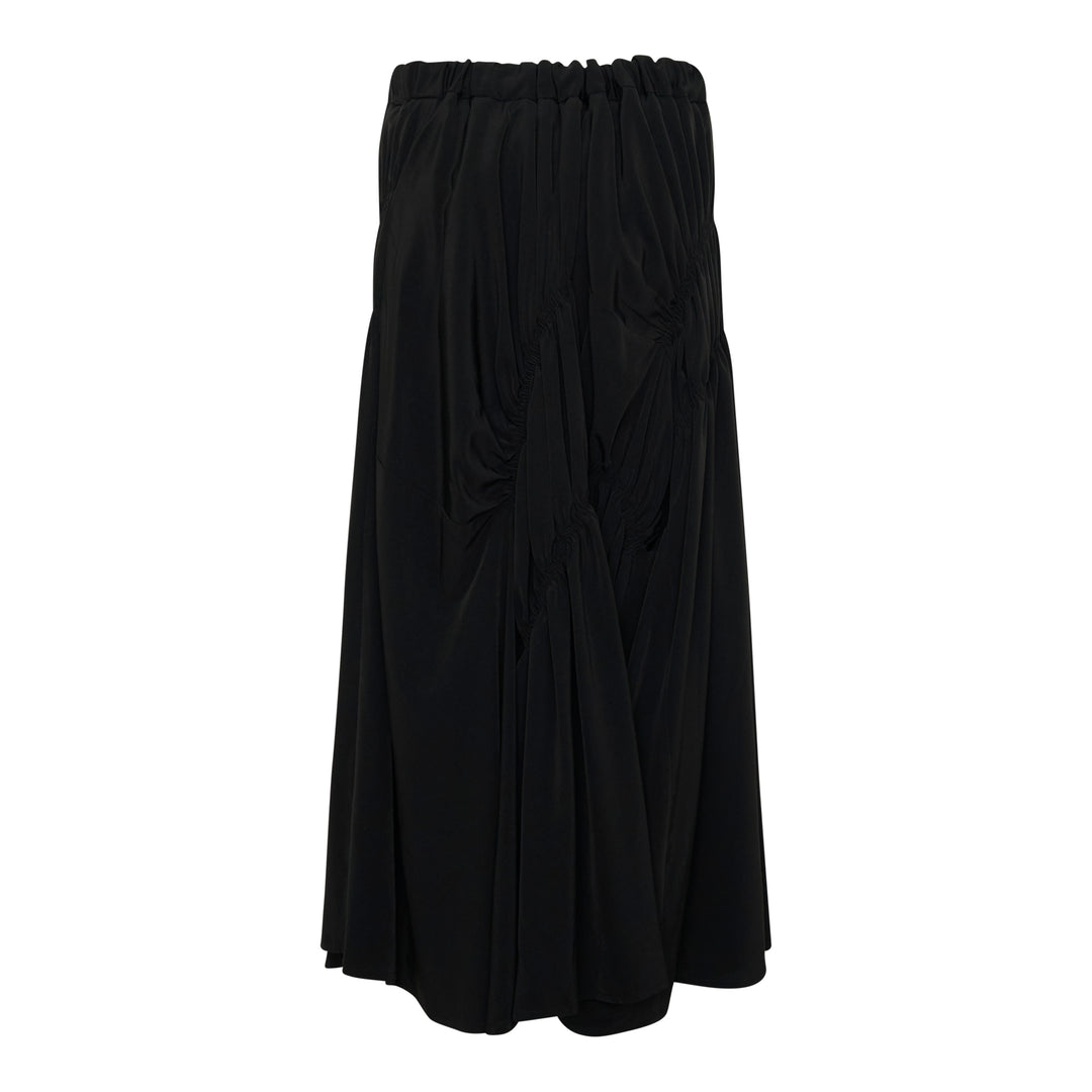 Gather Pleated Wide Pants