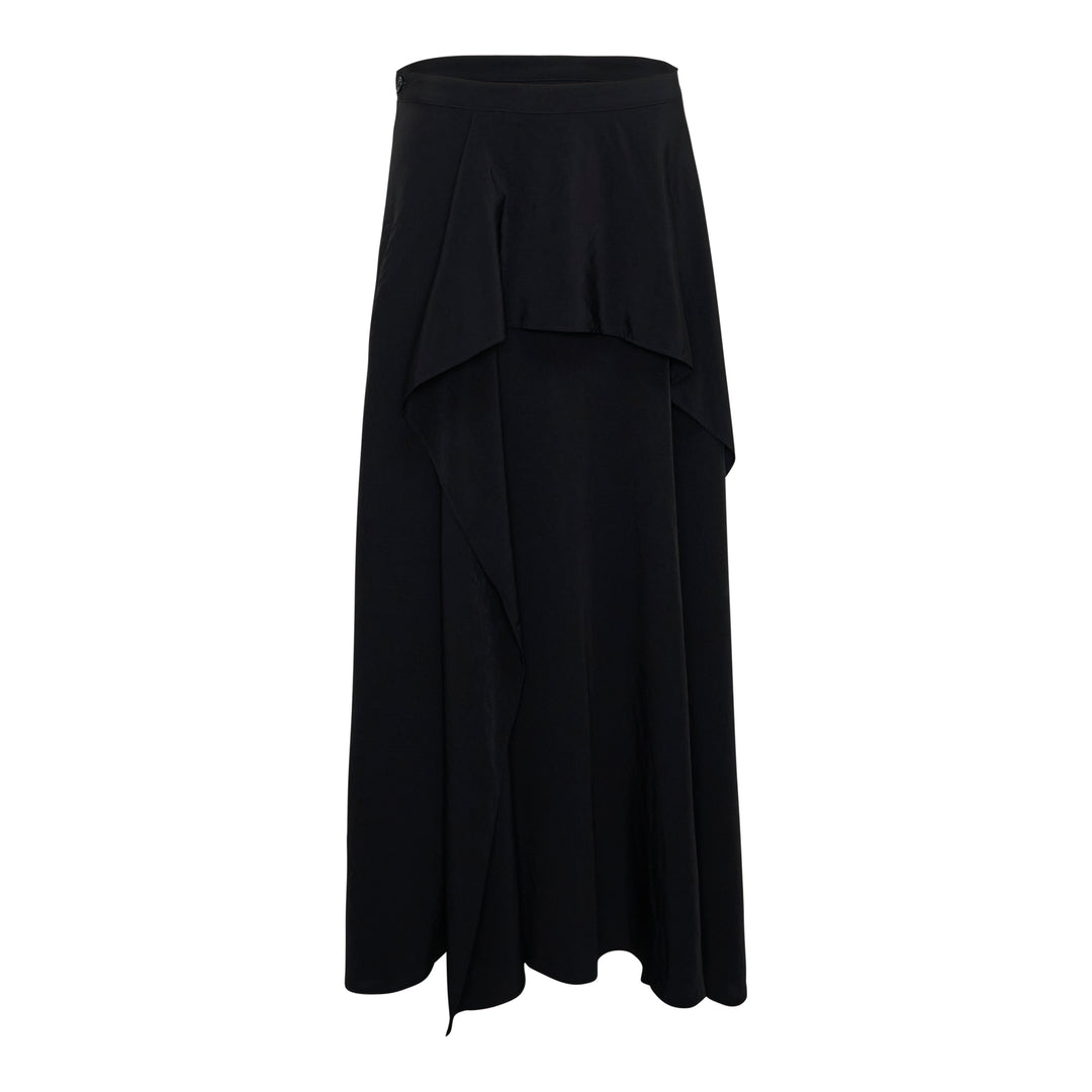 Asymmetric Drape Skirt