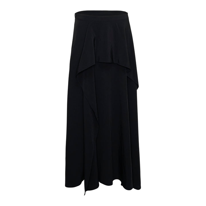Asymmetric Drape Skirt