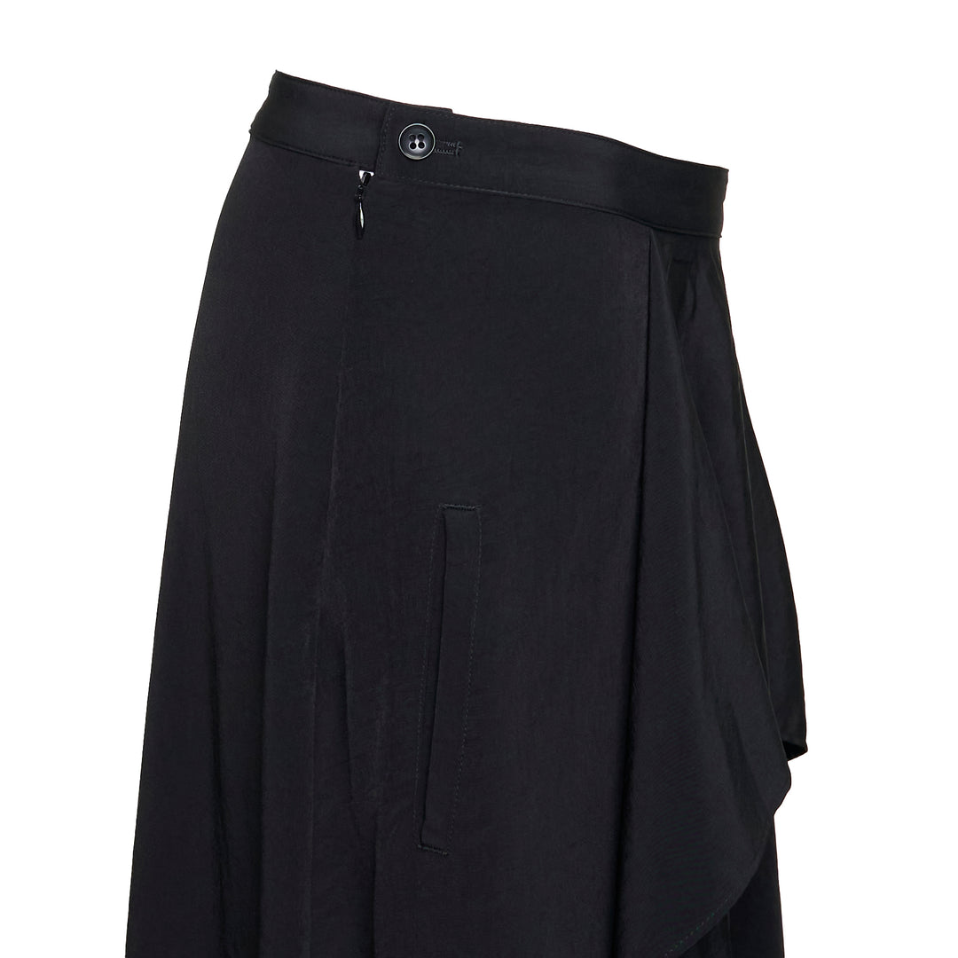 Asymmetric Drape Skirt