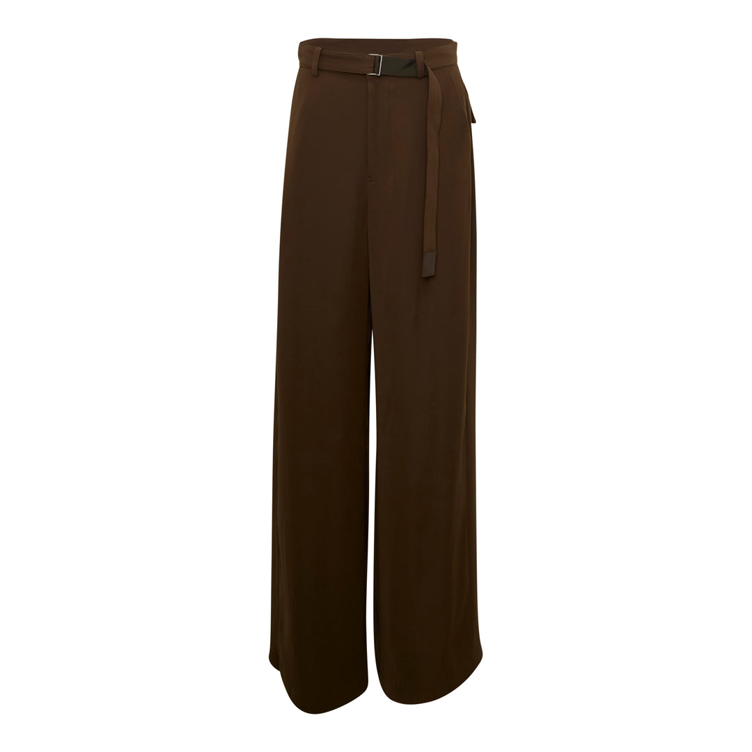 Crepe Back Satin Pants