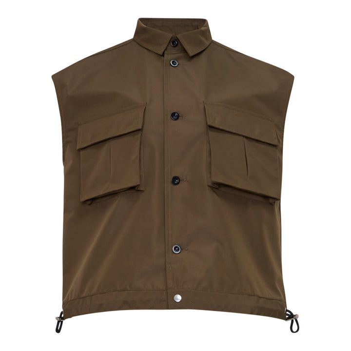 Taffeta Bonding Satin Vest