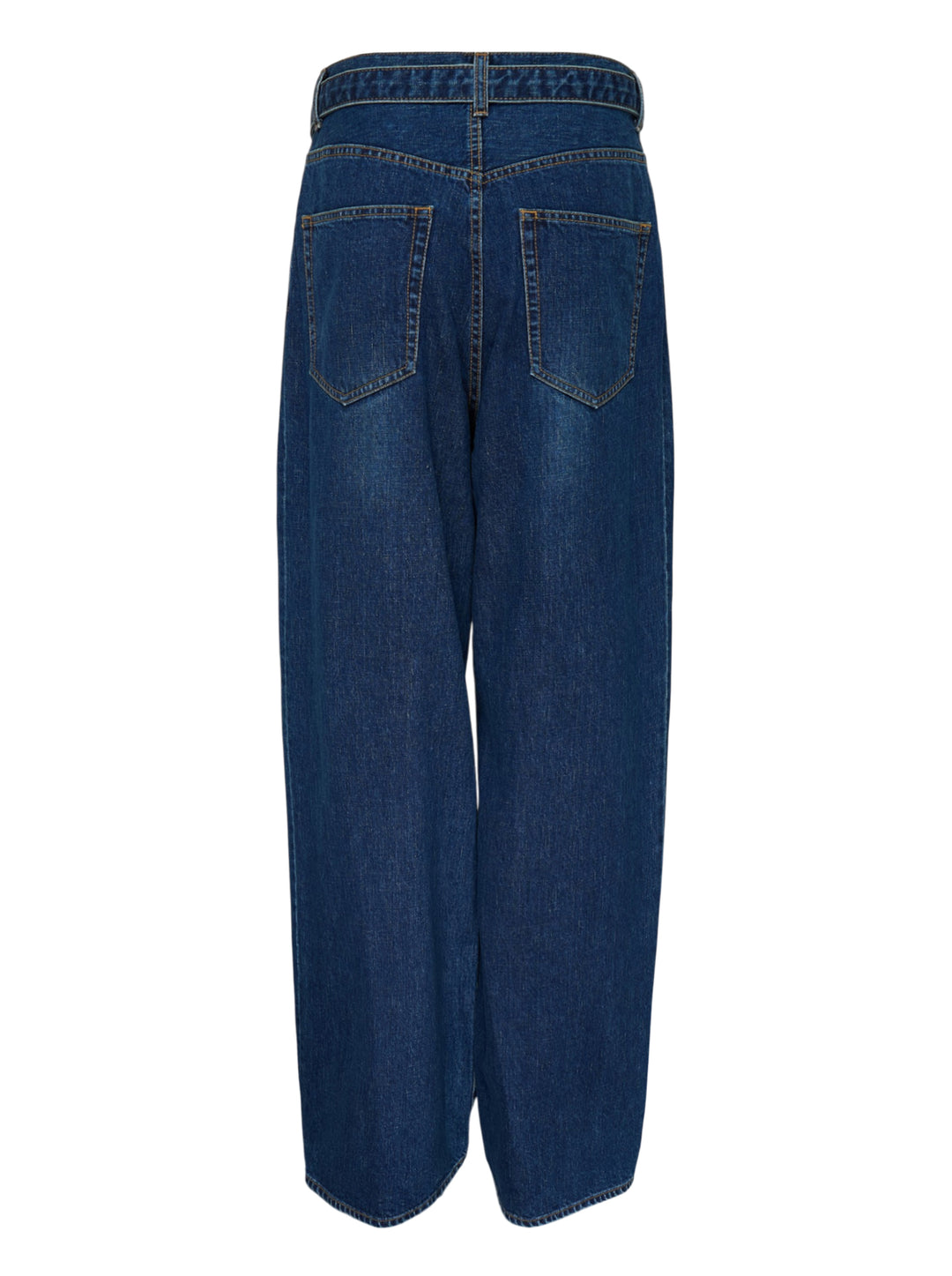 sacai Belted Wide-Leg Denim Jeans - view 2
