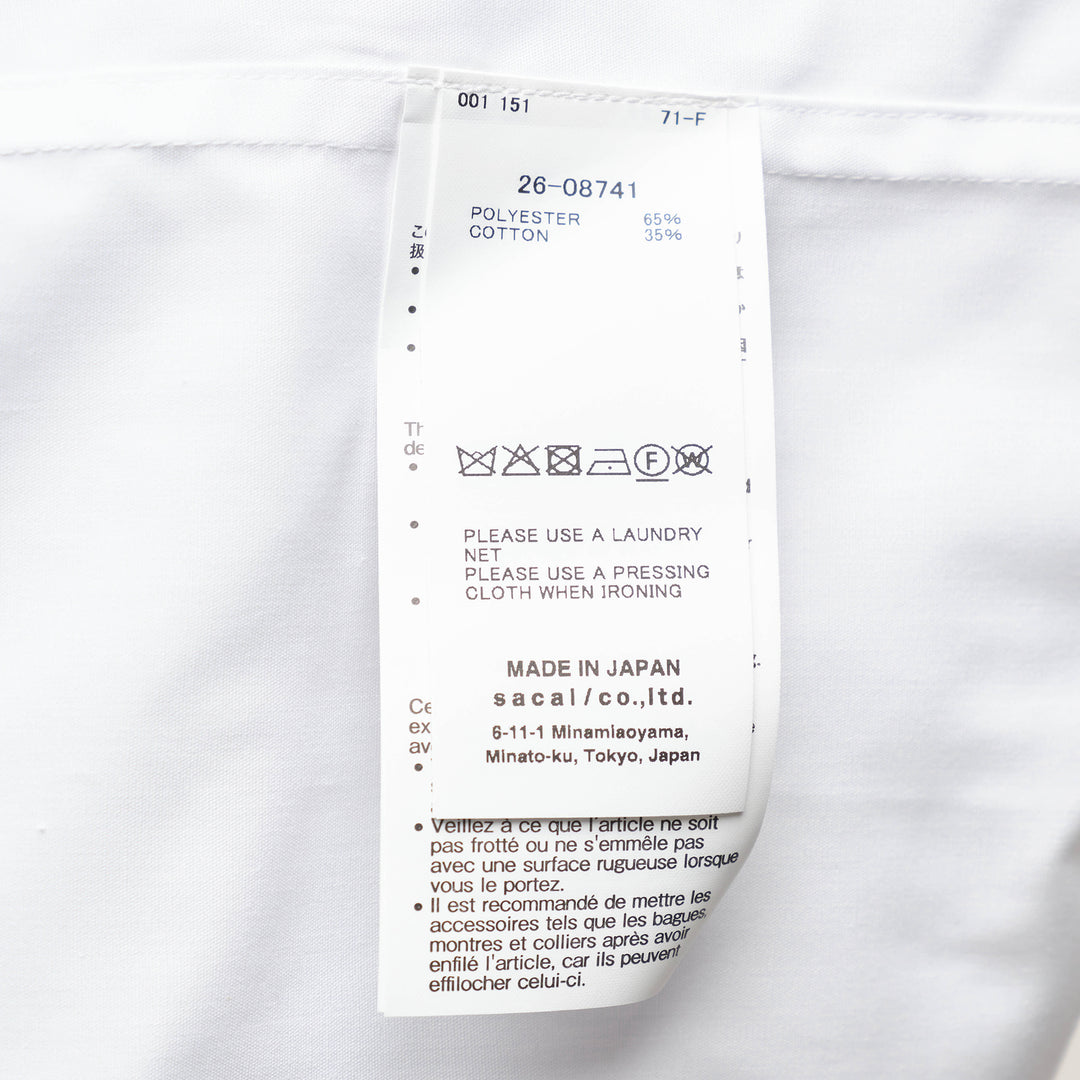 sacai Poplin Long Sleeve Shirt - view 3