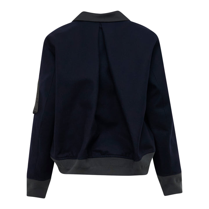 Wool Flannel Nylon Twill Jacket