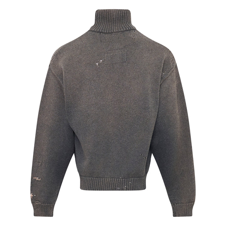 Elephant Jacquard Knit Cardigan