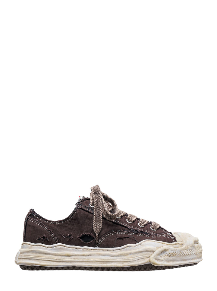 MIHARA YASUHIRO Hank Ripping Canvas Low-Top Sneakers