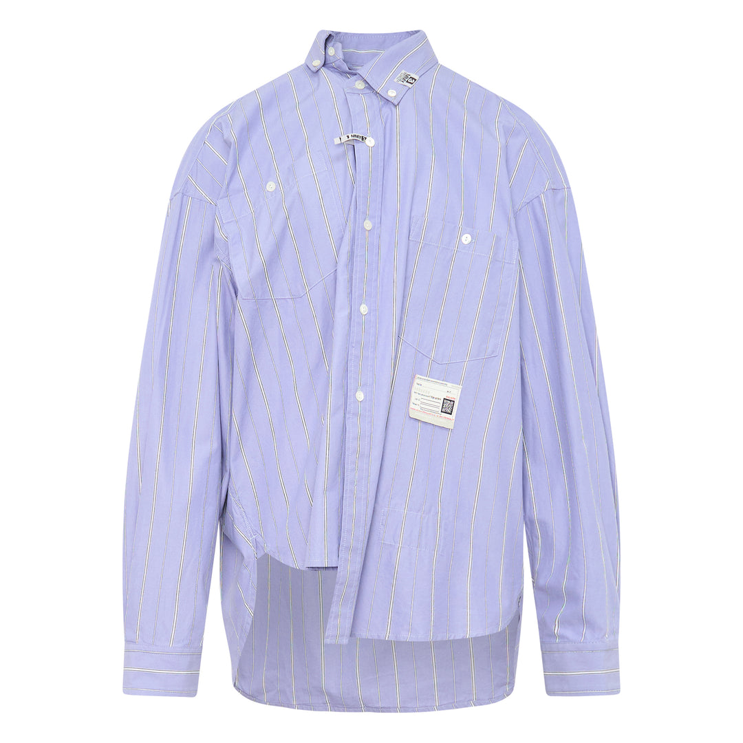Offset Front Long Sleeve Shirt