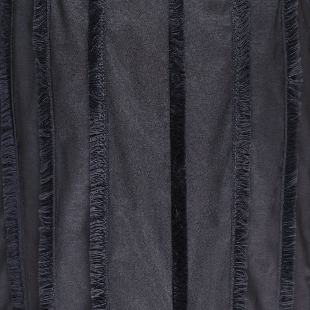 Thread Fringe Midi Skirt