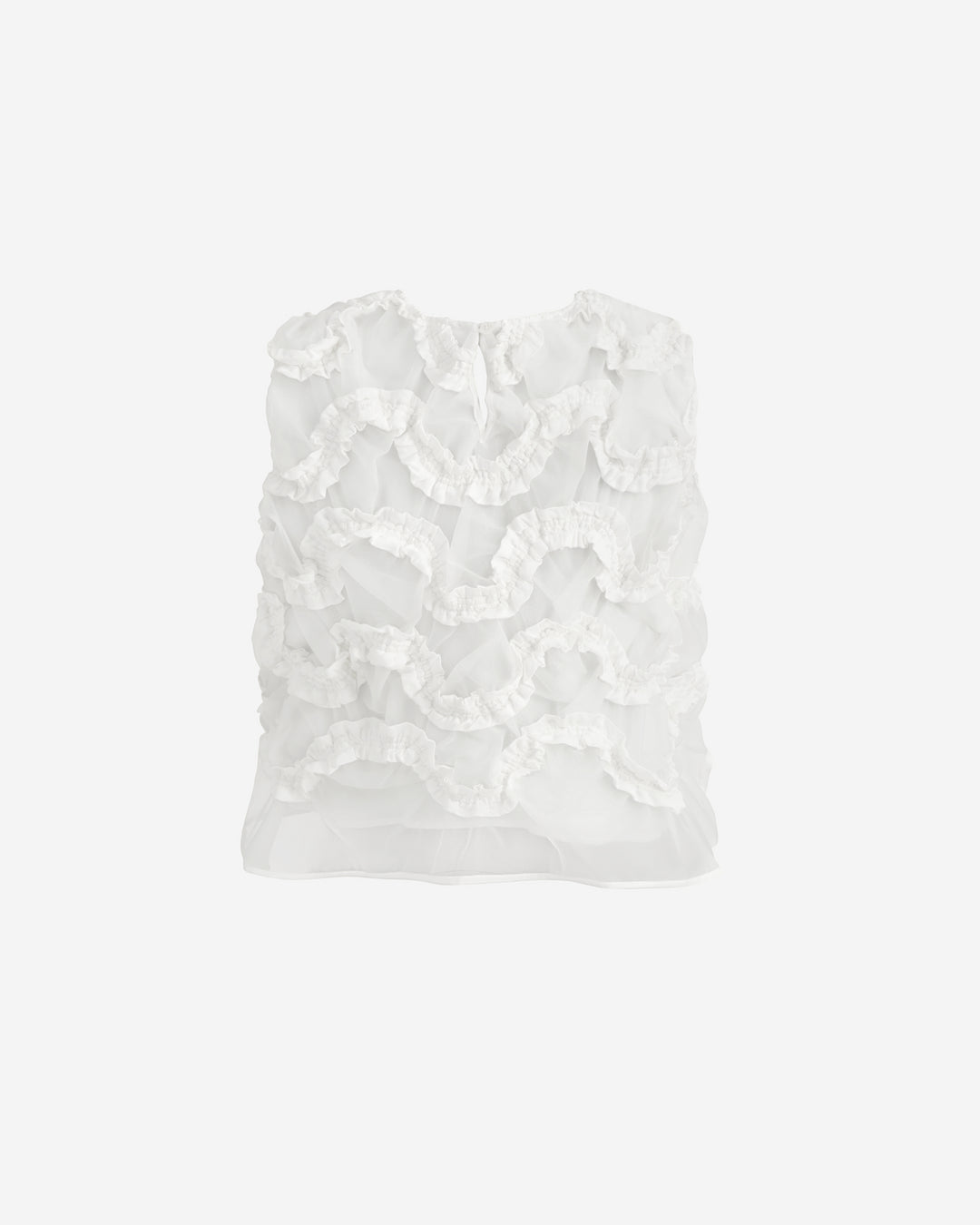 Glass Ruffle Top
