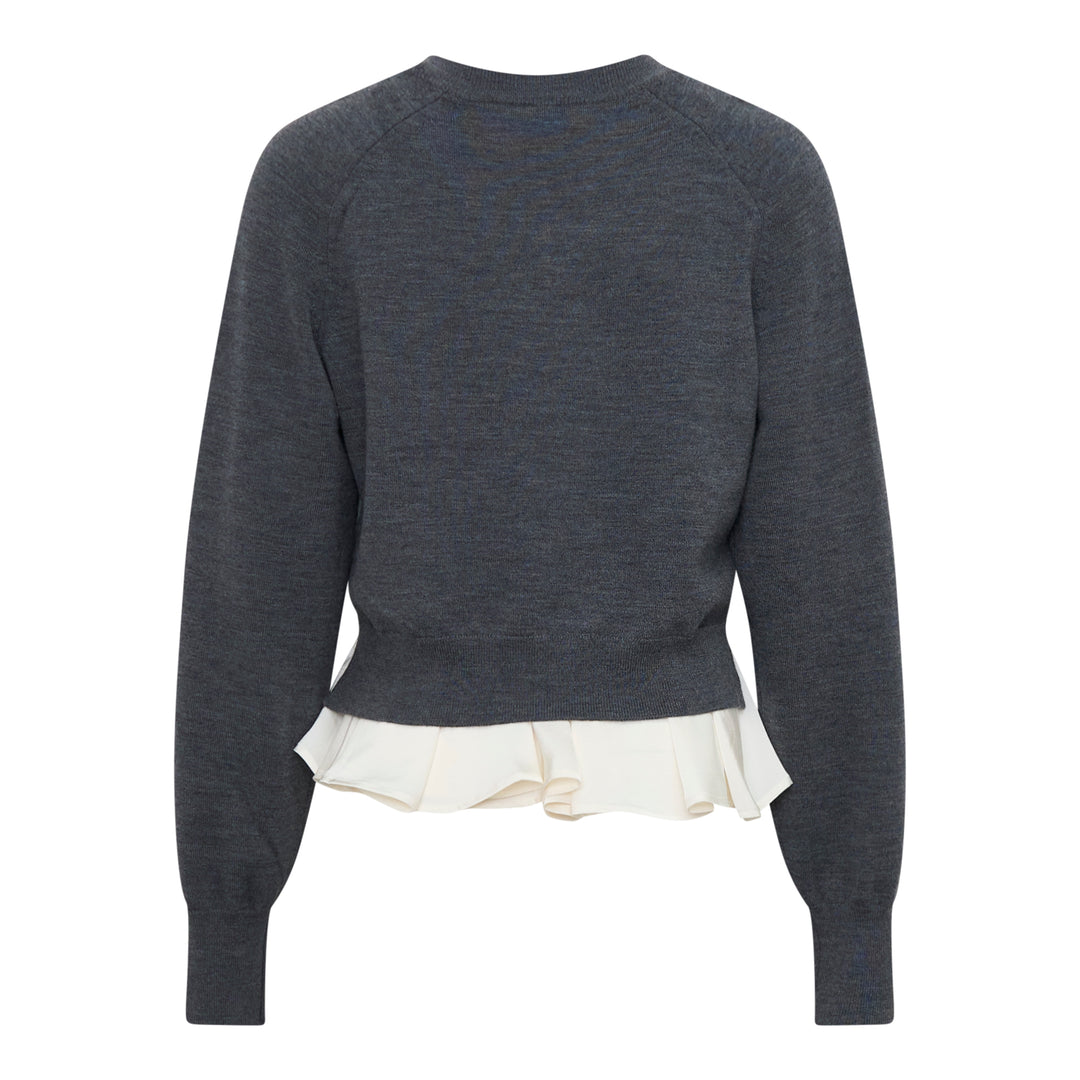 Ultrafine Merino Long Sleeve V-Neck Sweater