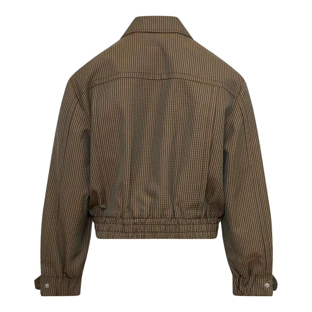 Tweed Blouson Bomber Jacket