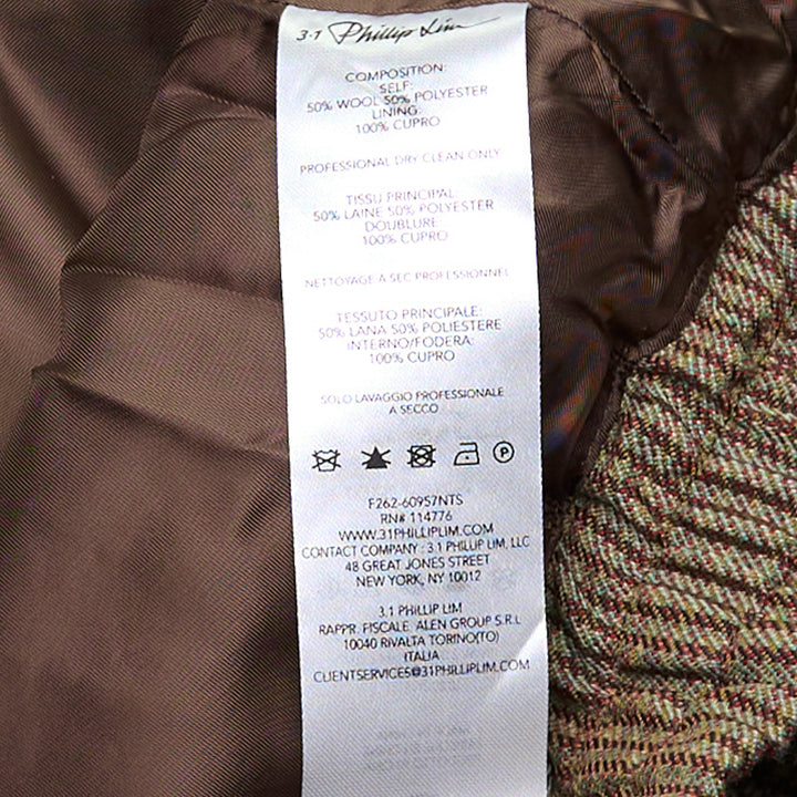 Tweed Blouson Bomber Jacket