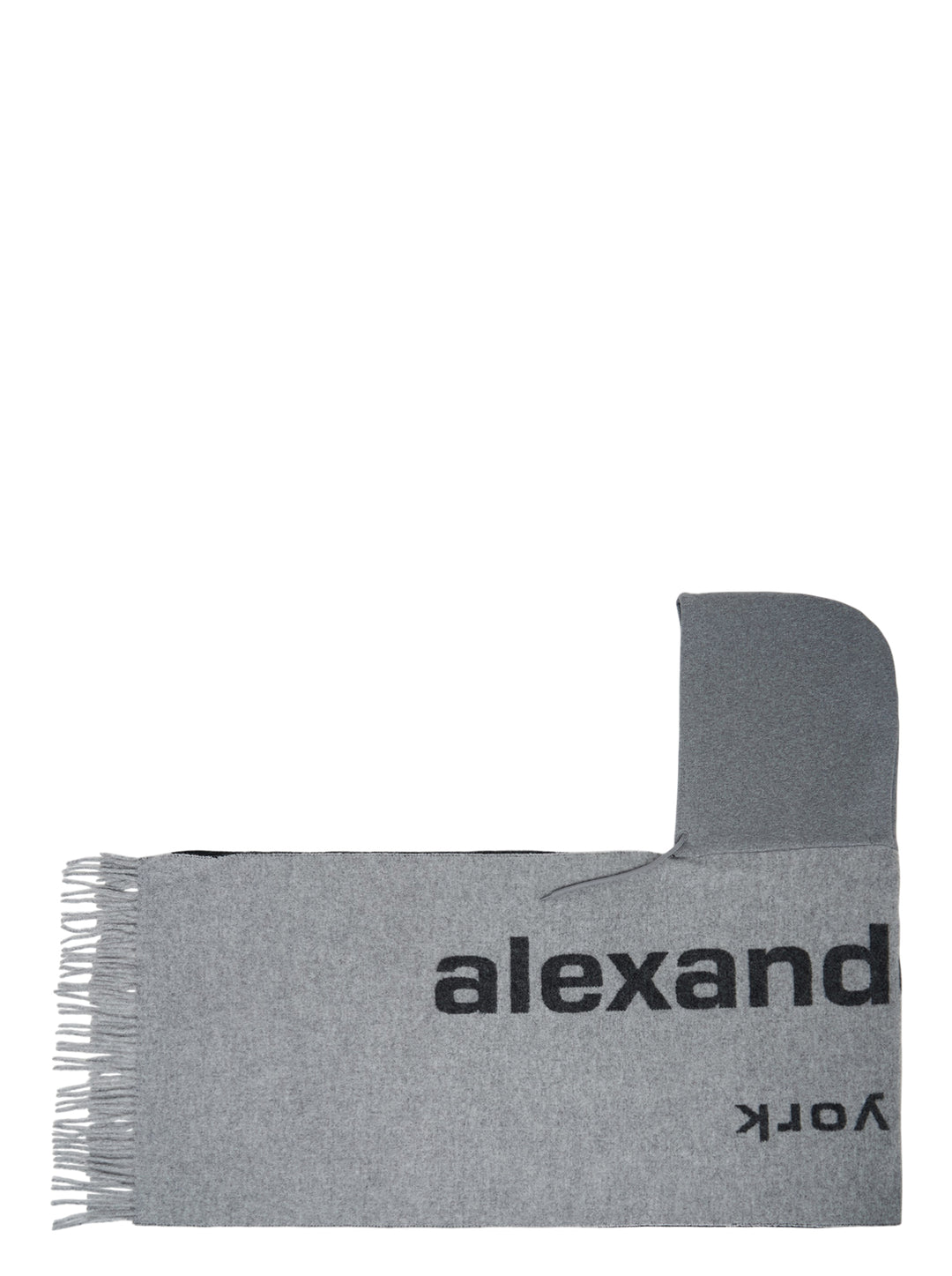 Alexander Wang Hooded Logo Scarf