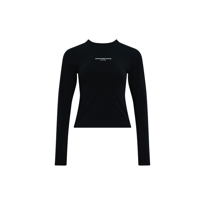 Logo Print Long Sleeve Tee